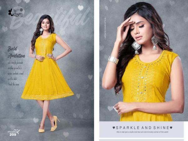 Kinti Matrix 2 Rayon Anarkali Style Kurti Catalogue